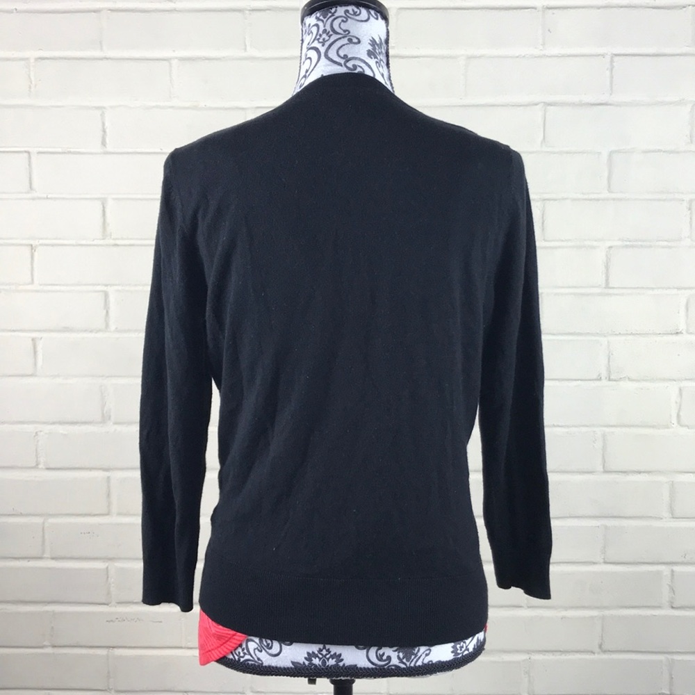 Halogen Black Button Down Cardigan. - image 4